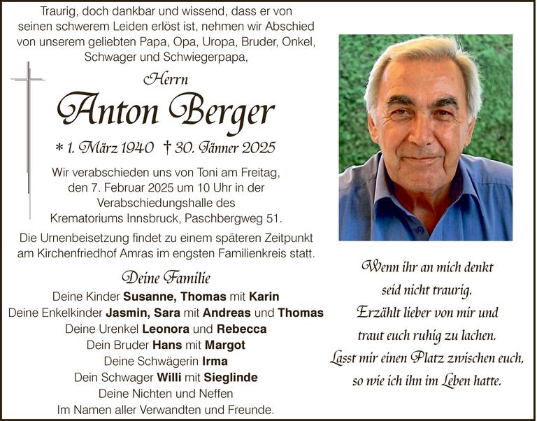 Anton Berger Bild