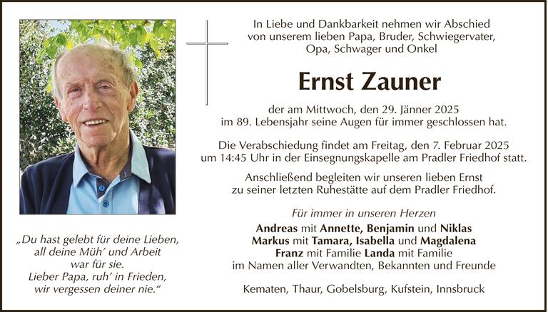 Ernst Zauner Bild