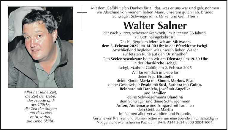 Walter Salner Bild