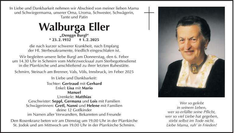 Walburga Eller Bild