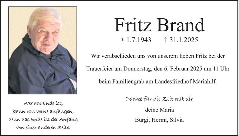 Fritz Brand Bild