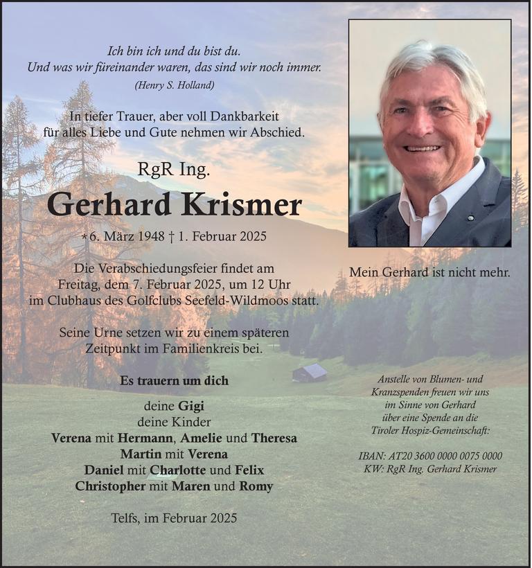 Gerhard Krismer Bild