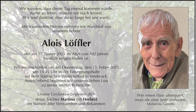 Alois Löffler Bild