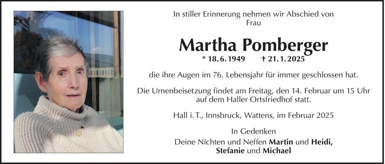 Martha Pomberger Bild