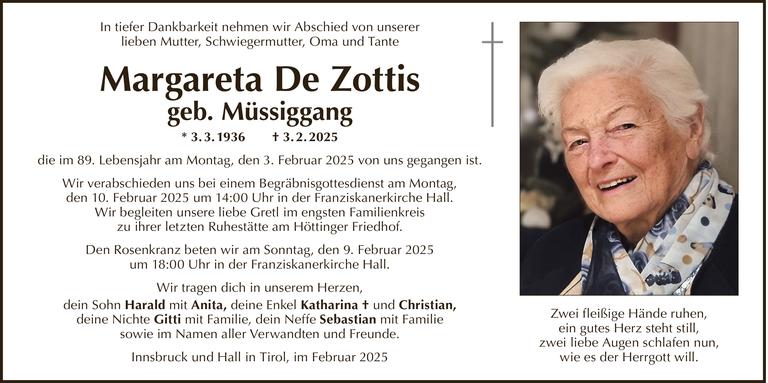 Margareta  De Zottis Bild