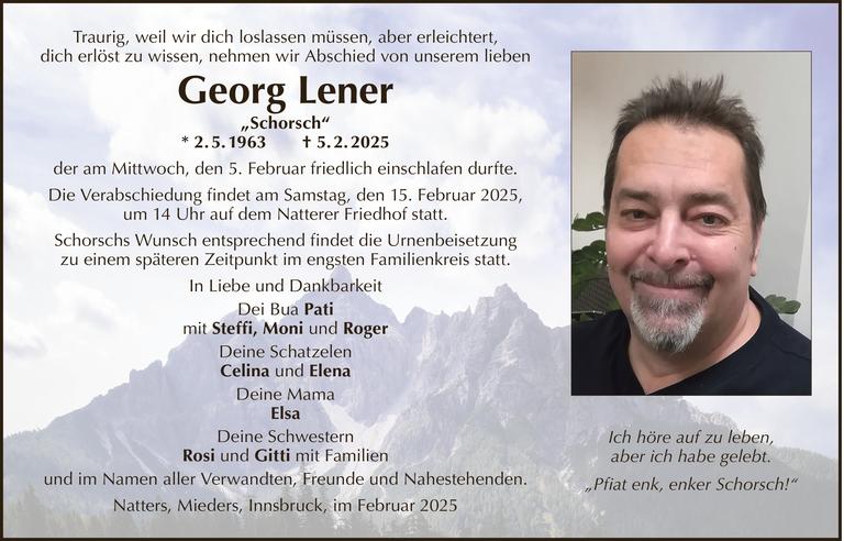 Georg Lener Bild