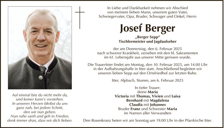 Josef Berger Bild