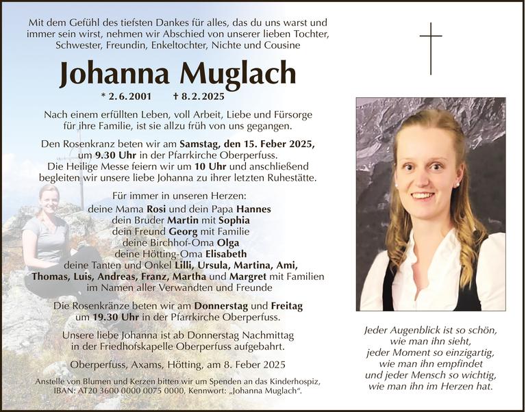 Johanna Muglach Bild