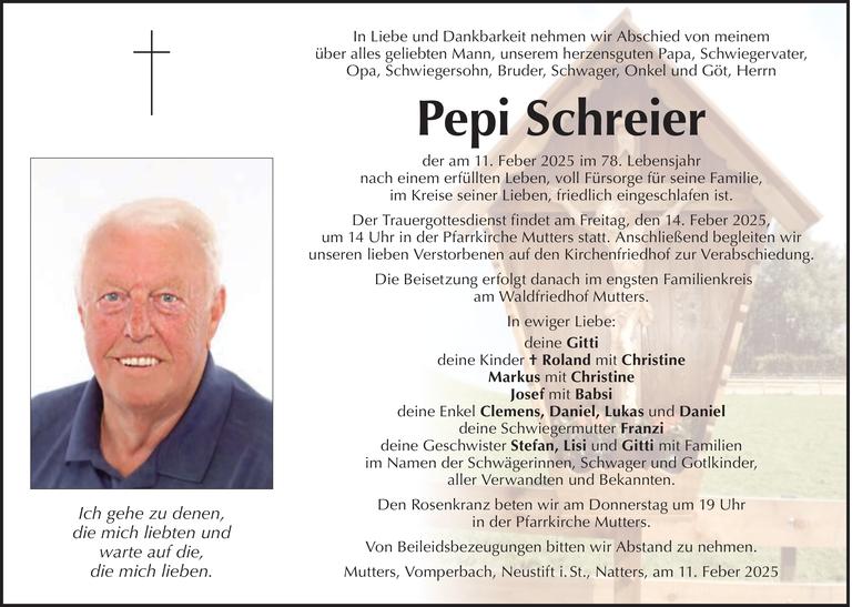 Pepi Schreier Bild