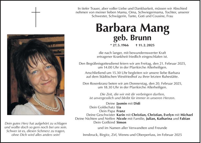 Barbara Mang Bild