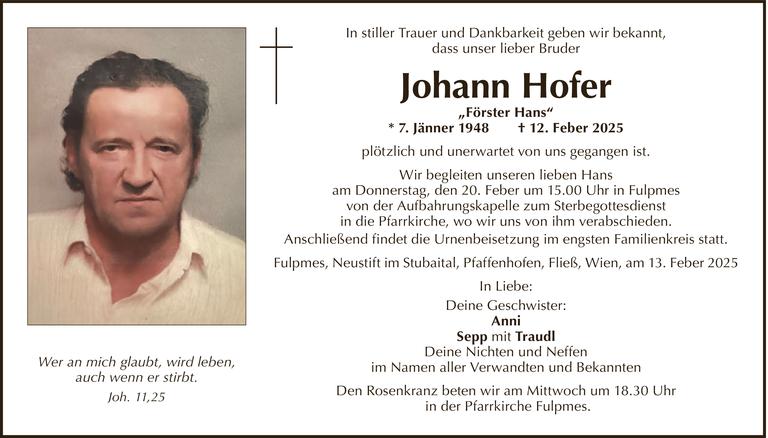 Johann Hofer