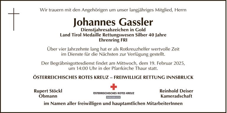 Johannes Gassler Bild