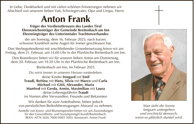 Anton Frank Bild