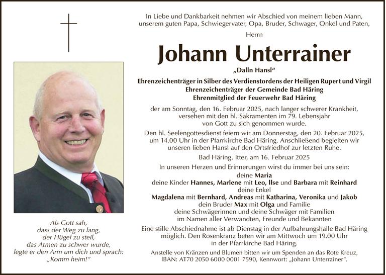 Johann Unterrainer 