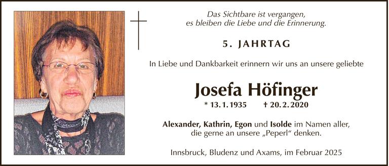 Josefa Höfinger