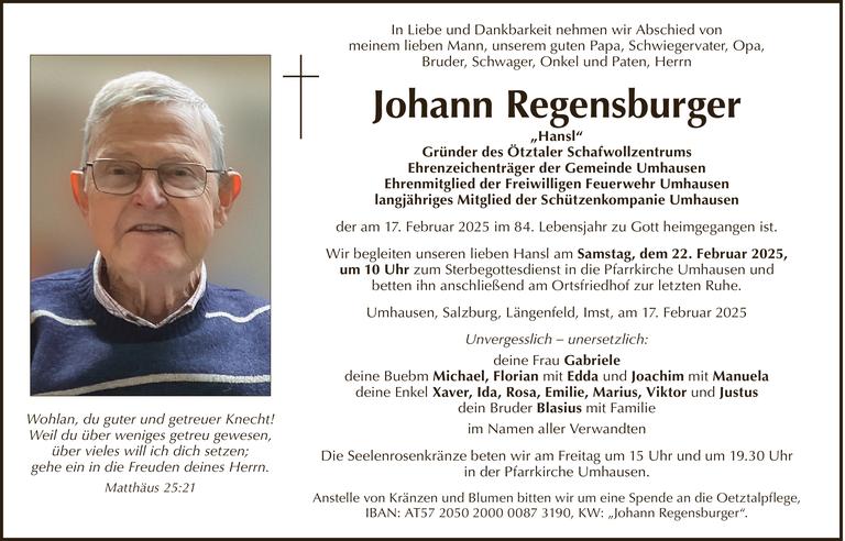 Johann Regensburger