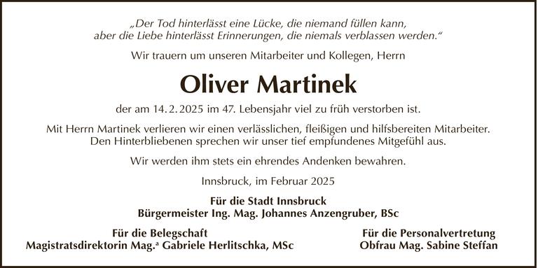 Oliver Martinek