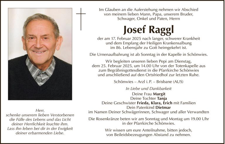 Josef Raggl  Bild