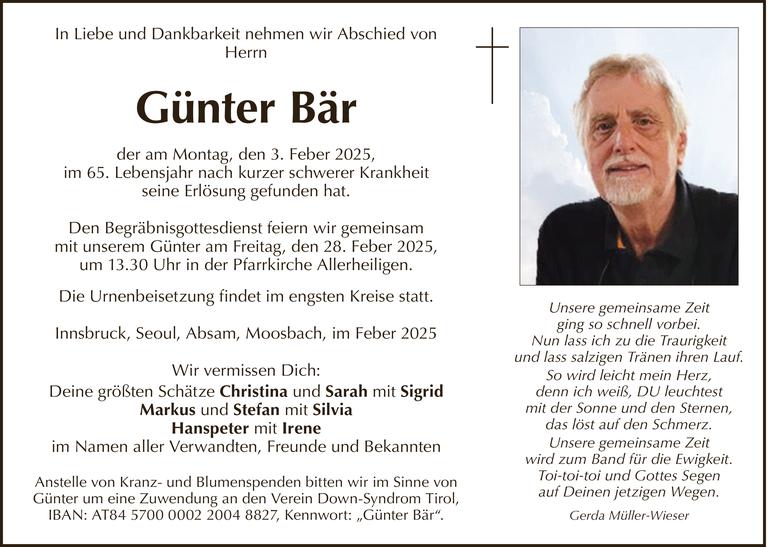 Günter Bär Bild