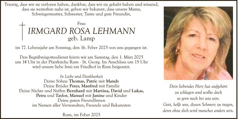 Irmgard Lehmann Bild