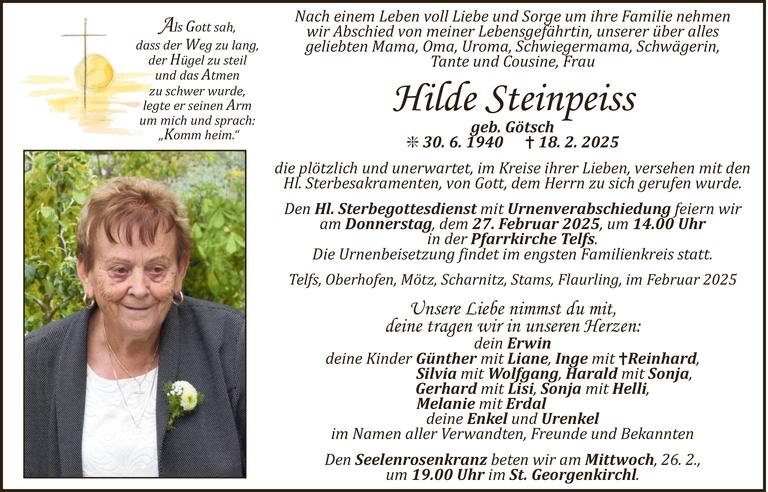 Hilde Steinpeiss Bild