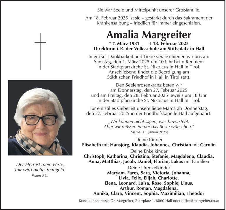 Amalia Margreiter Bild