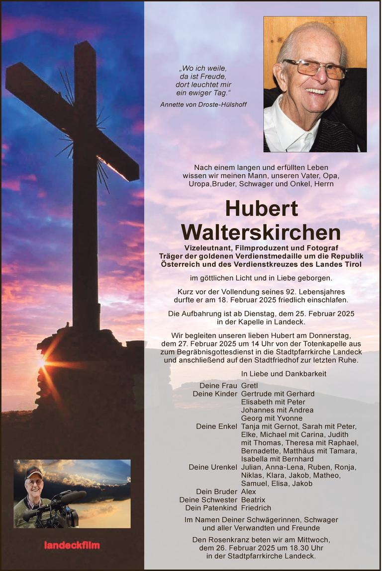 Hubert Walterskirchen Bild