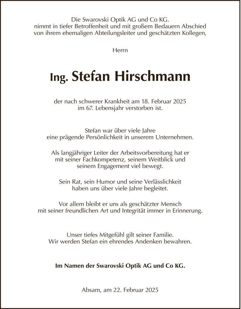 Stefan Hirschmann Bild