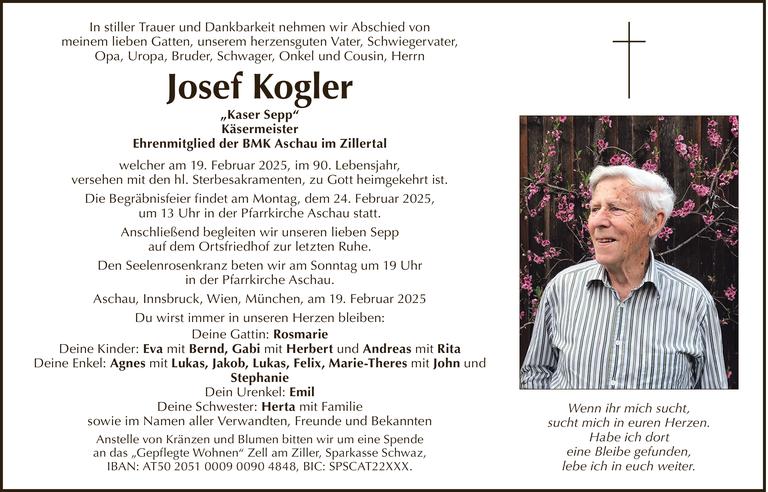 Josef Kogler Bild