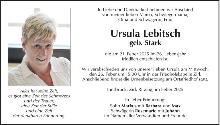 Ursula Lebitsch Bild