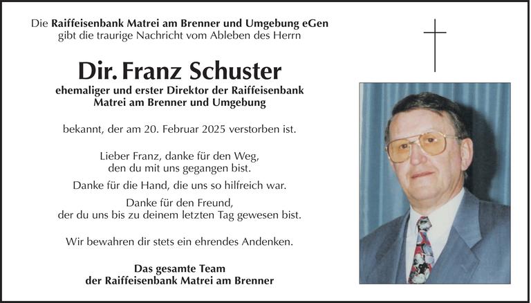 Franz Schuster Bild