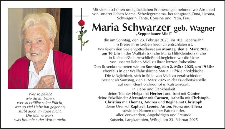 Maria Schwarzer Bild