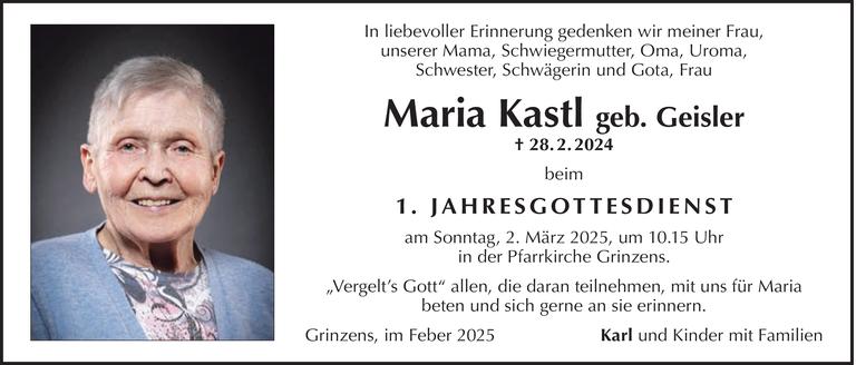 Maria Kastl Bild