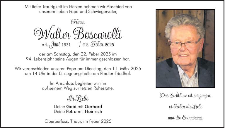 Walter Boscarolli Bild