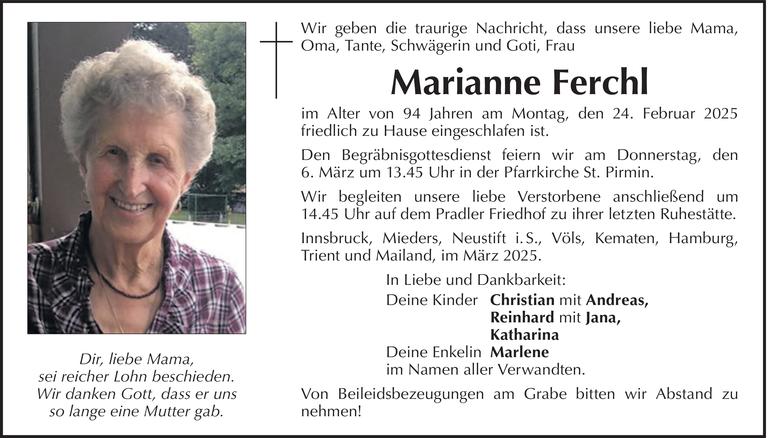 Marianne Ferchl Bild