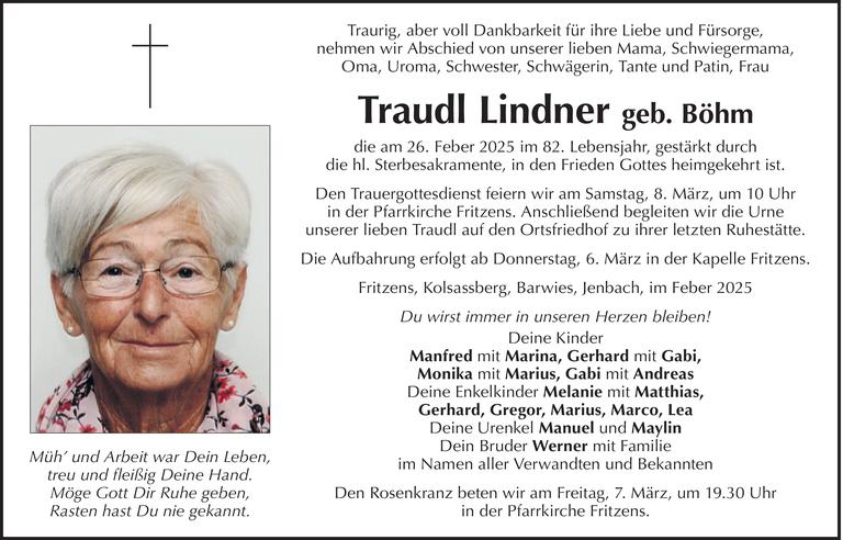 Traudl Lindner Bild