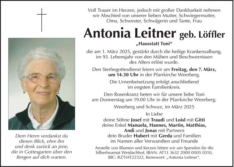 Antonia Leitner Bild