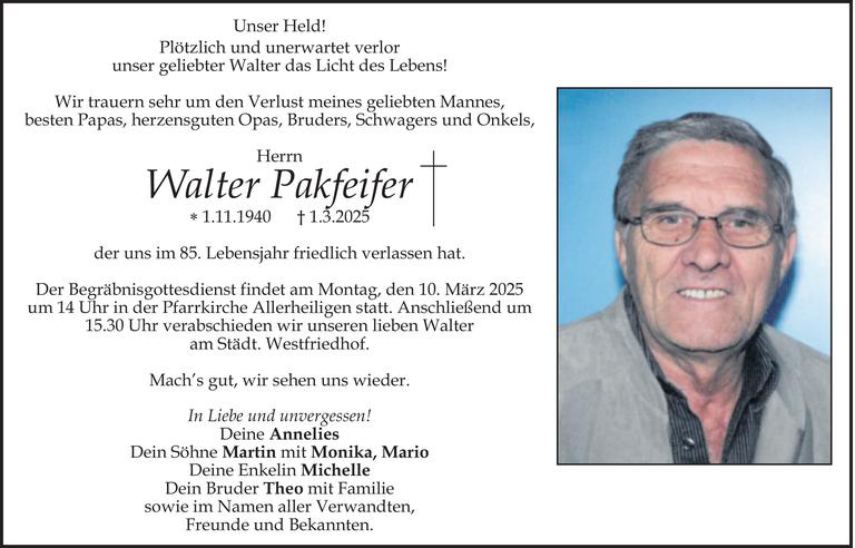 Walter Pakfeifer Bild