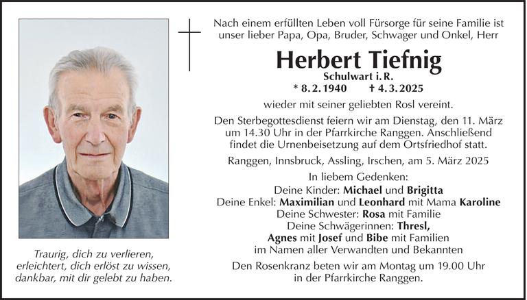 Herbert Tiefnig Bild