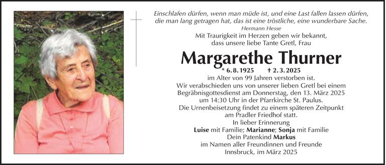 Margarethe Thurner Bild