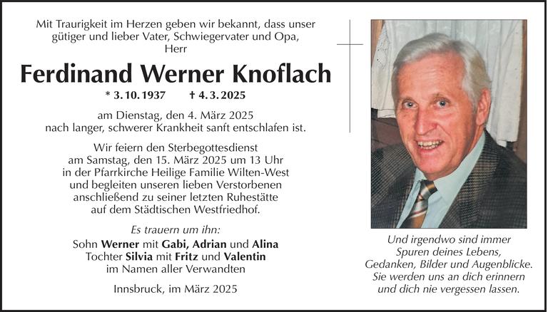 Ferdinand Werner Knoflach Bild