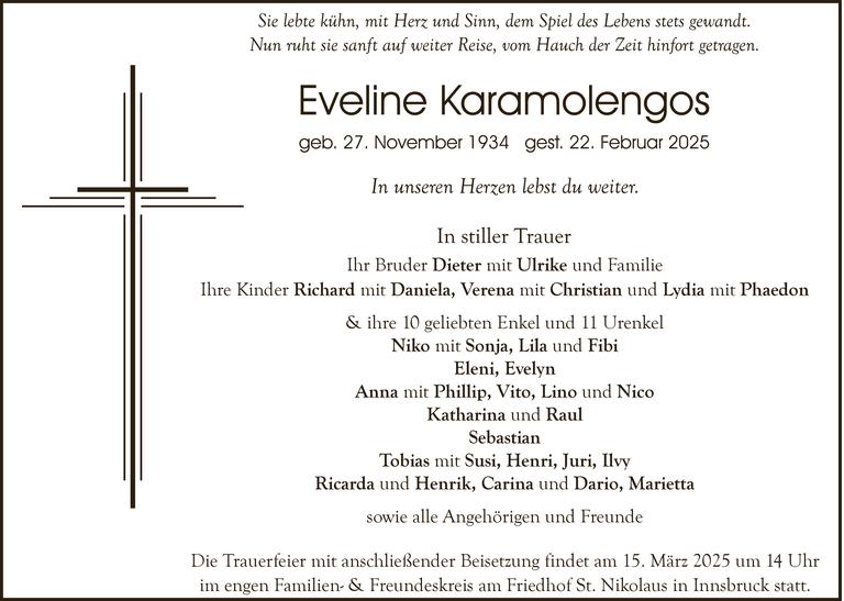 Eveline Karamolengos Bild