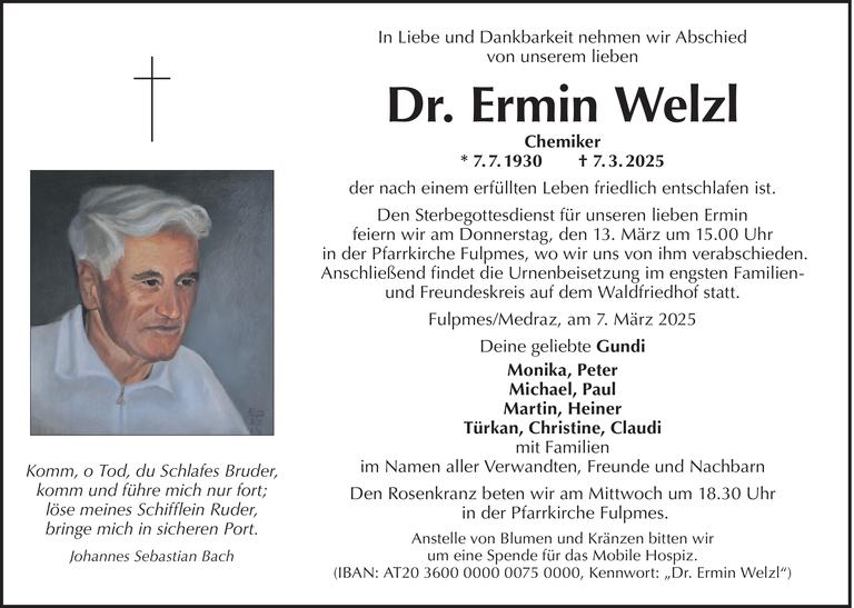 Ermin Welzl Bild