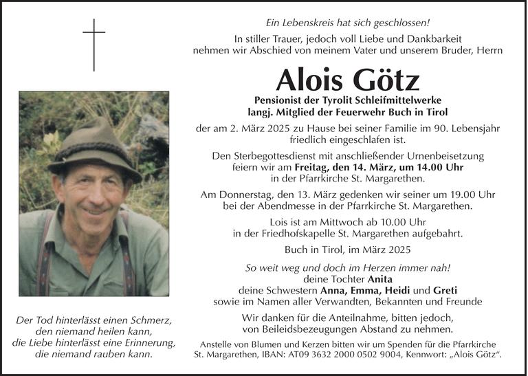 Alois Götz Bild