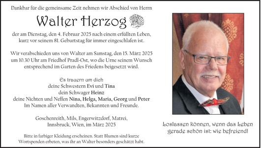 Walter Herzog Bild