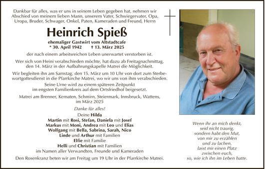 Heinrich Spieß Bild