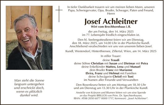 Josef Achleitner  Bild