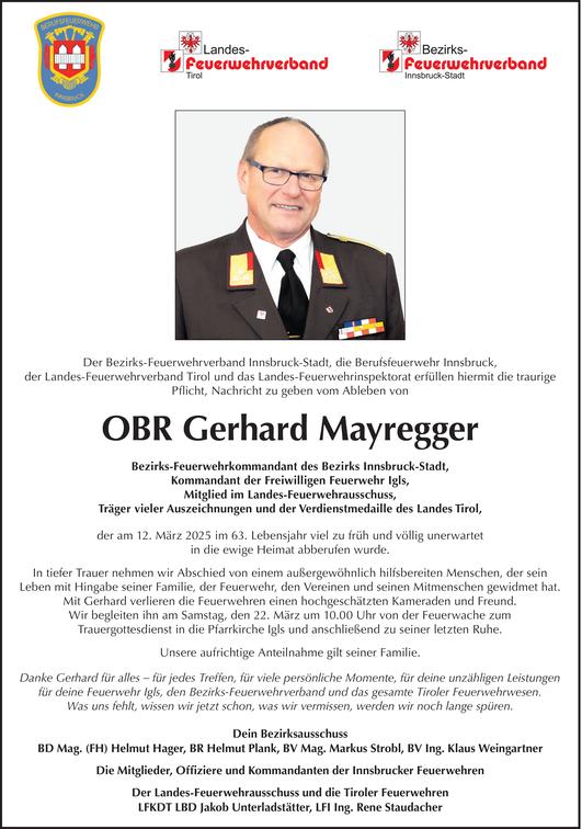 Gerhard Mayregger Bild