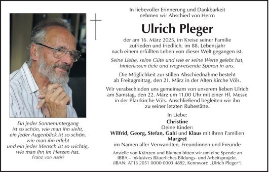 Ulrich Pleger Bild