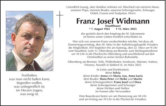 Franz Josef Widmann Bild